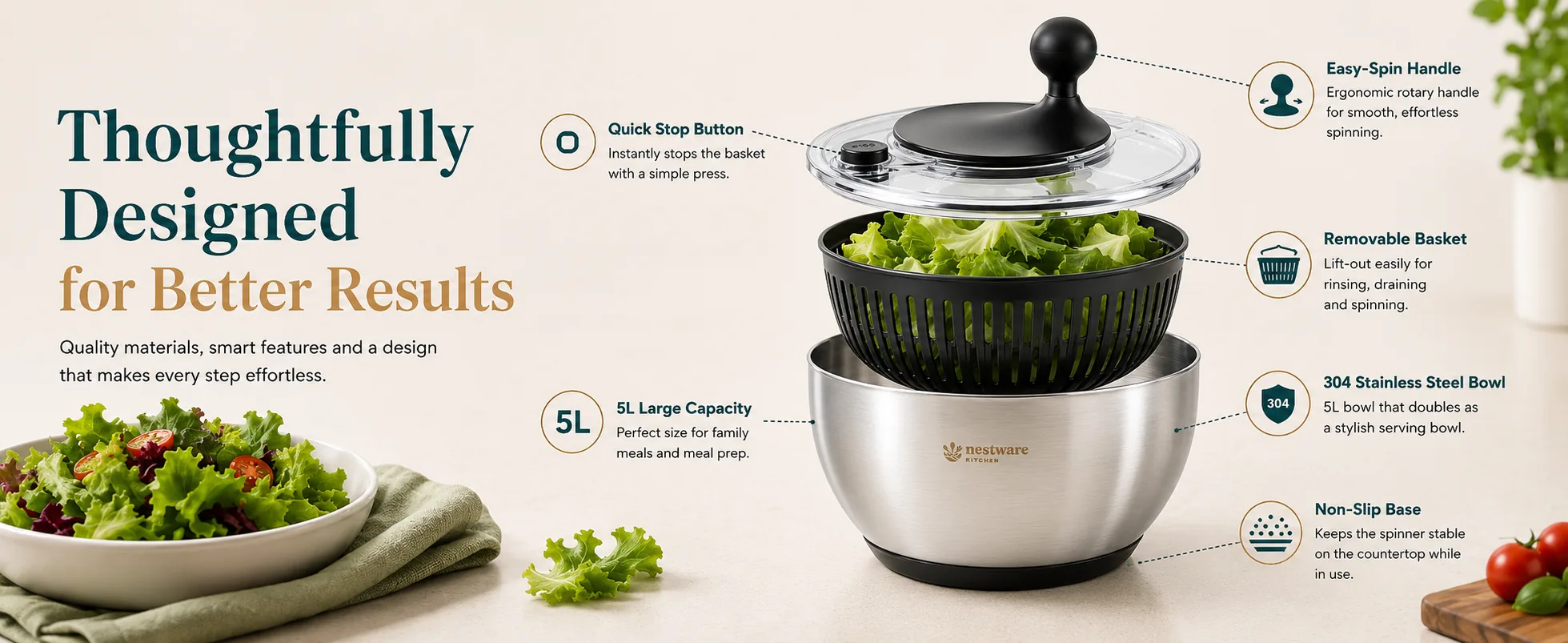 lettuce spinner manual salad spinners content 1